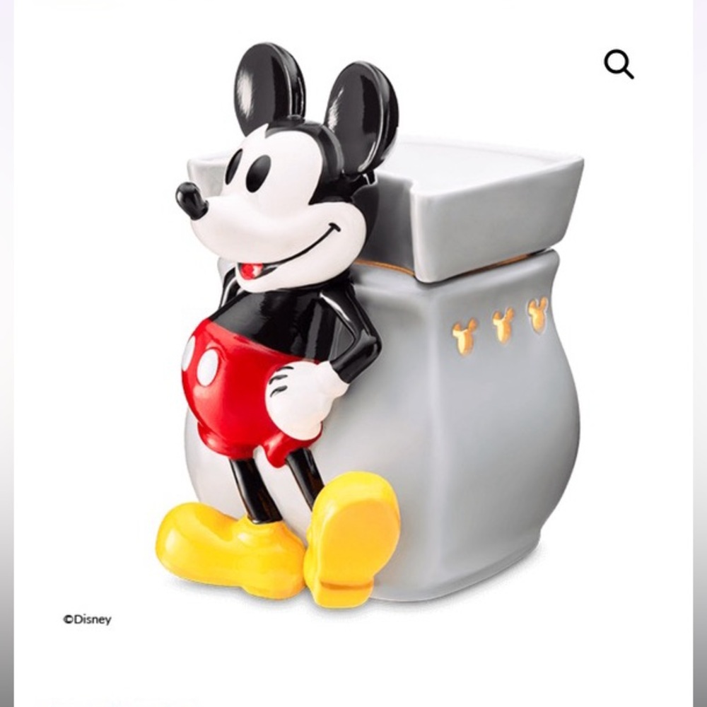Scentsy Limited Edition retired Mickey Mouse Classic Curve wax warmer